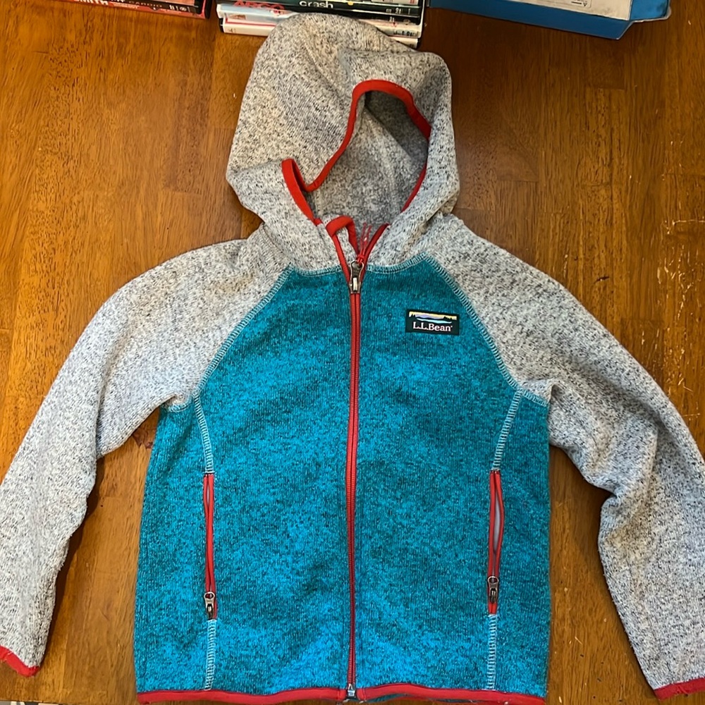 L.L. Bean Sweater Fleece, little kid medium (5-6)